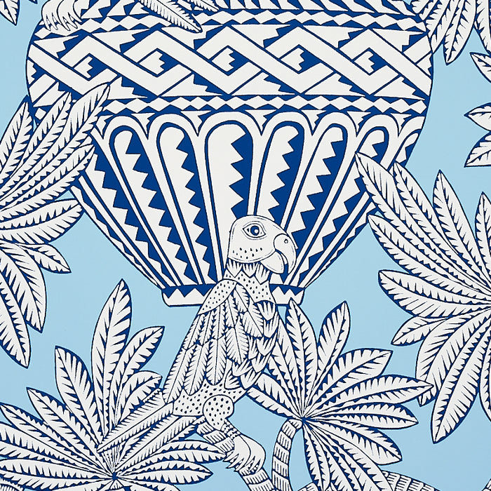 Schumacher Santarem Sky Wallpaper Sample 5012820