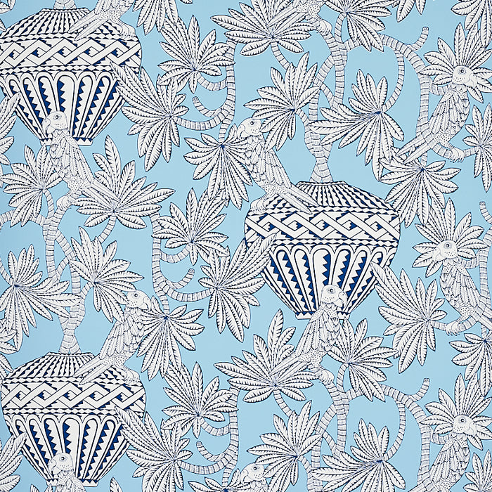 Schumacher Santarem Sky Wallpaper Sample 5012820