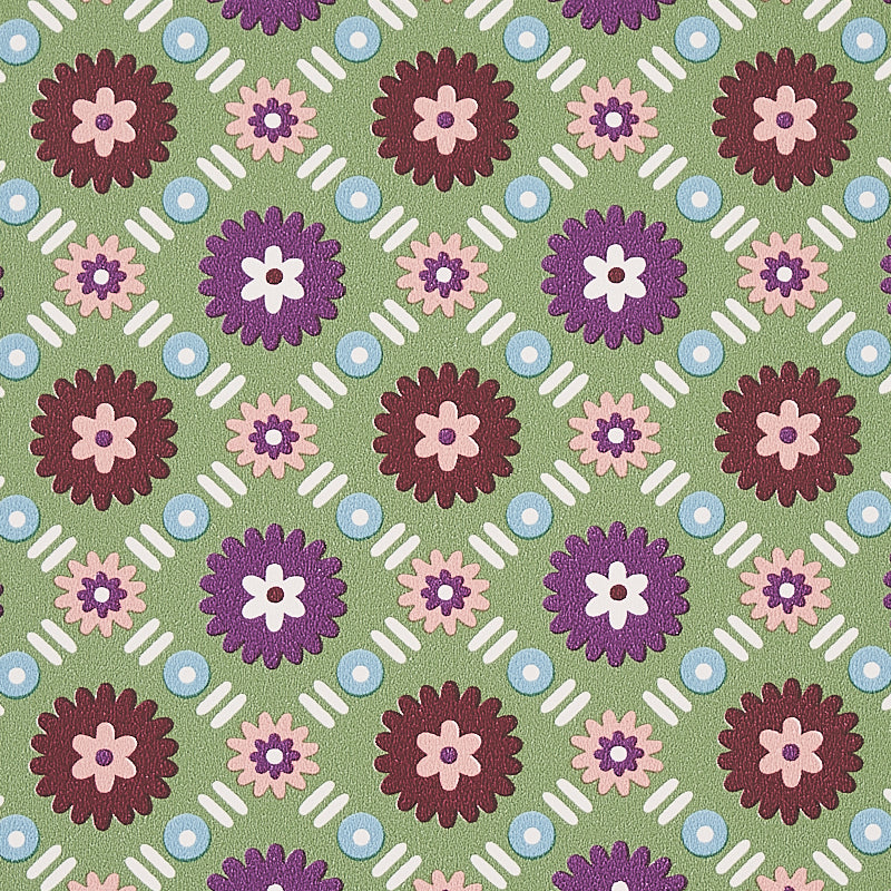 Schumacher Larissa Jade Wallpaper Sample 5012841