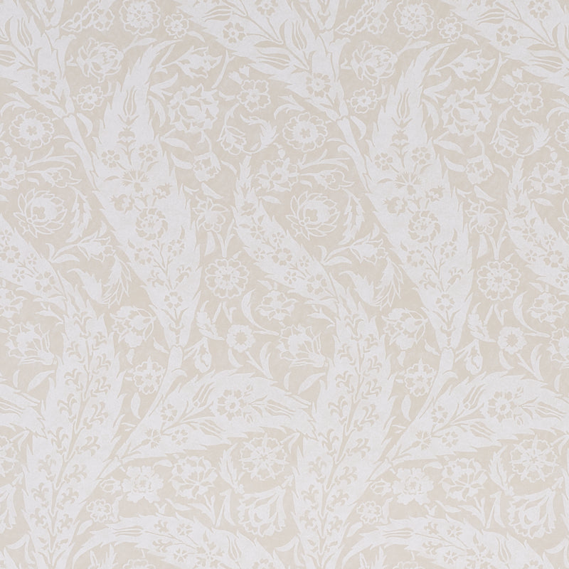 Schumacher Saz Paisley Ivory Wallpaper 5012901