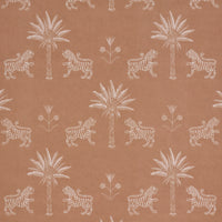 Schumacher Tiger Palm Silhouette Mediterranean Spice Wallpaper 5012924
