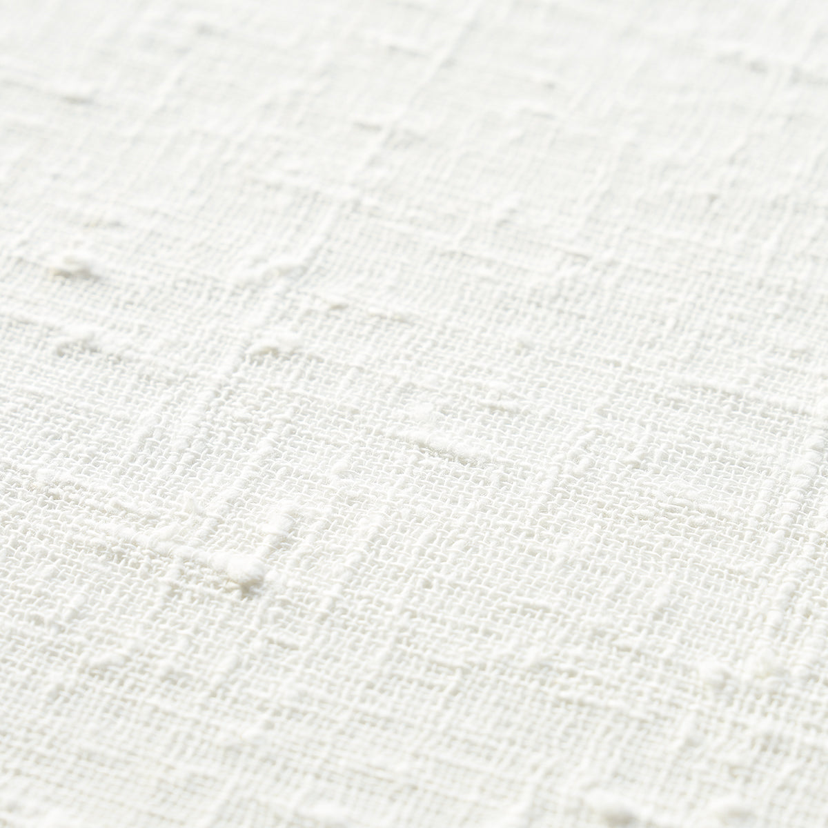 Schumacher Linen Bark White Wallpaper 5012960