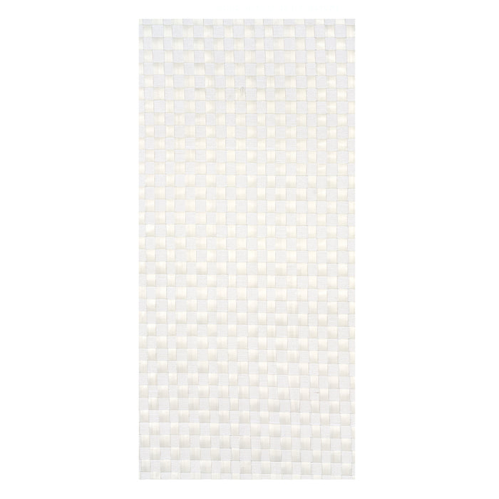 Schumacher Textured Check White Wallpaper Sample 5012970
