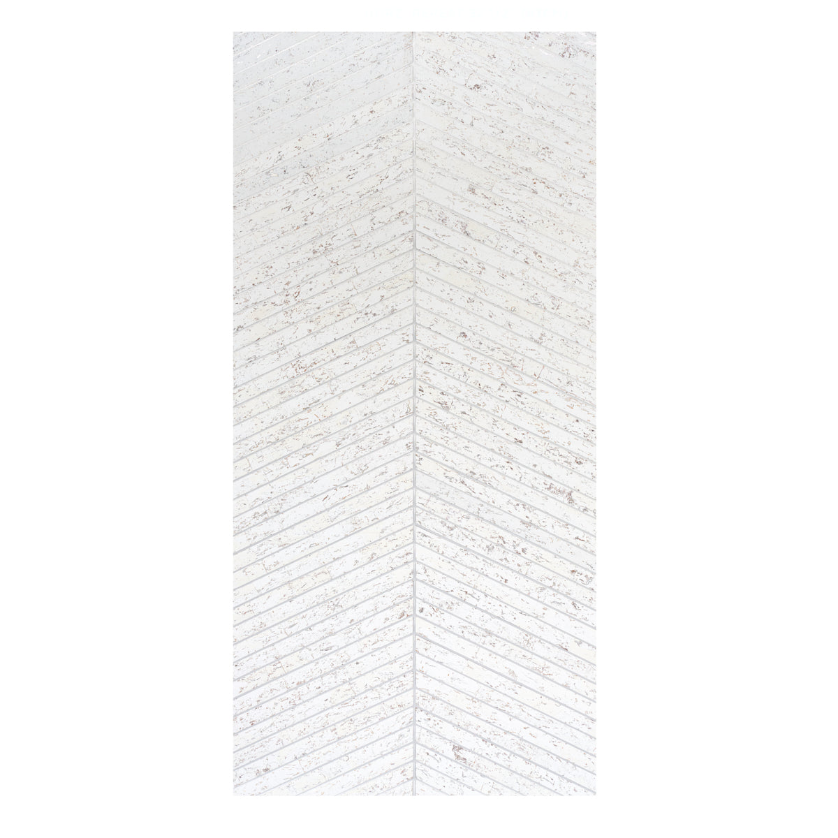 Schumacher Cork Herringbone White Wallpaper 5013010