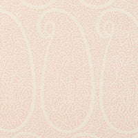 Schumacher Ambala Paisley Sisal Blush Wallpaper 5013032