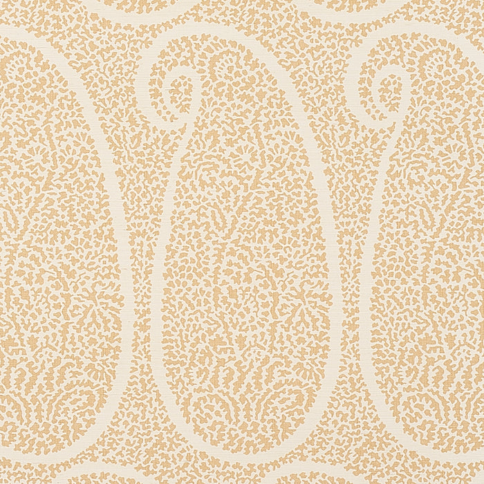 Schumacher Ambala Paisley Sisal Straw Wallpaper 5013033