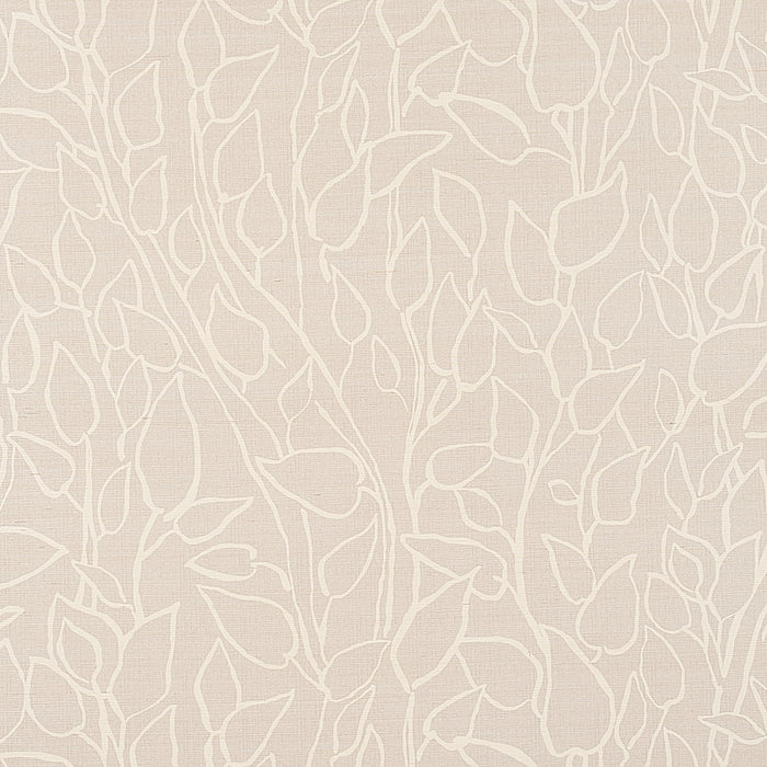 Schumacher Solandra Vine Sisal Grey Wallpaper Sample 5013040