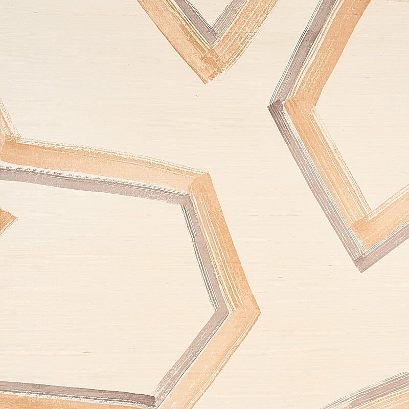 Schumacher Enzo Sisal Dark Neutral Wallpaper Sample 5013051