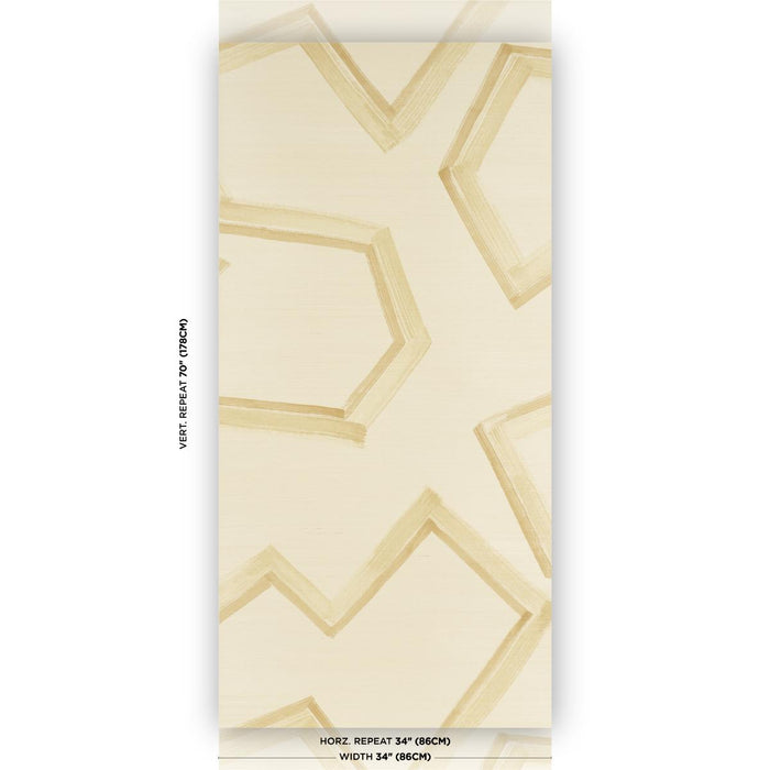 Schumacher Enzo Sisal Straw Wallpaper Sample 5013052