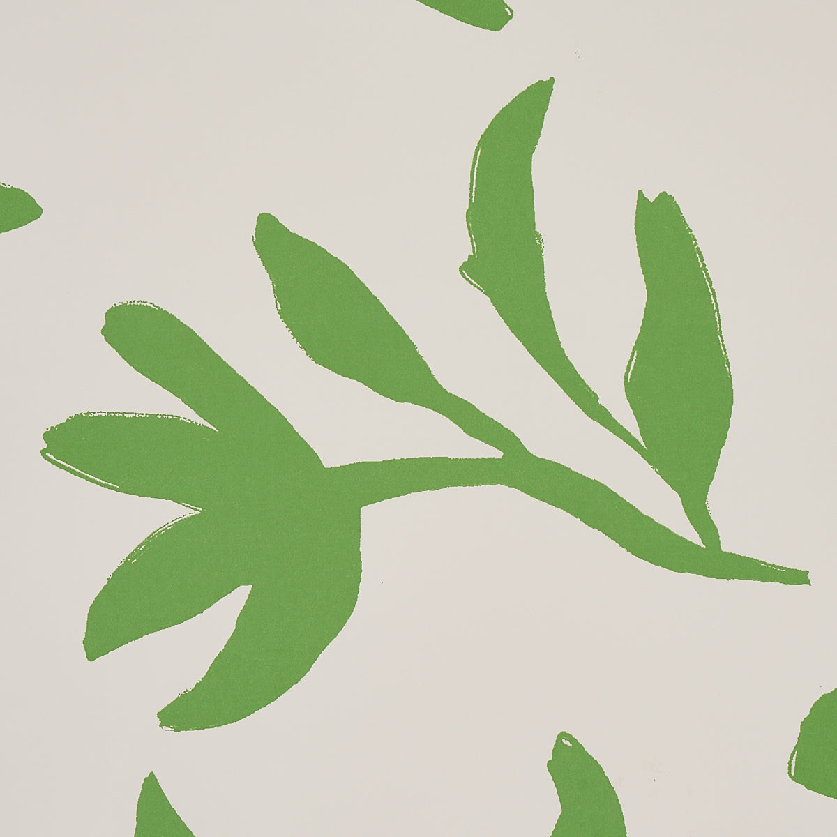Schumacher Laurel Green Wallpaper Sample 5013070