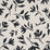 Schumacher Laurel Black Wallpaper Sample 5013071
