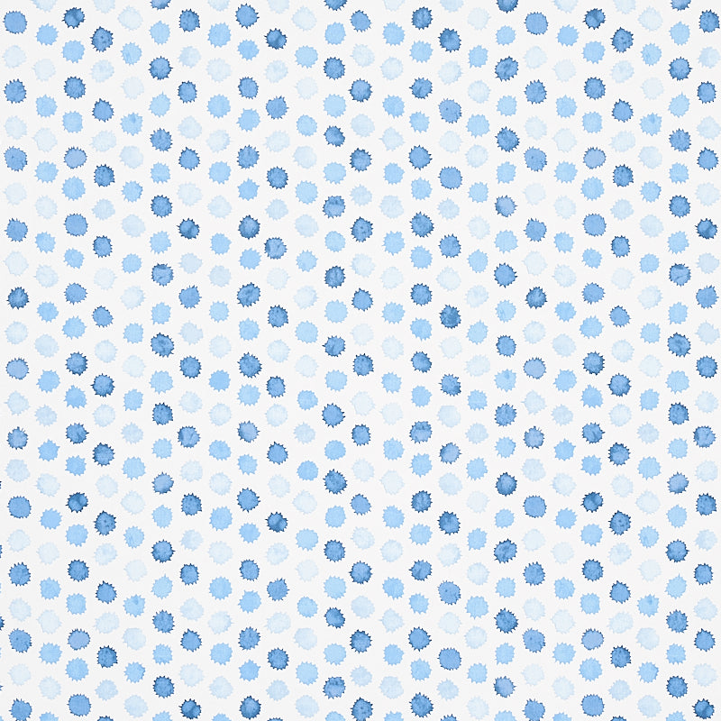 Schumacher Mini Bursts Blues Wallpaper Sample 5013100