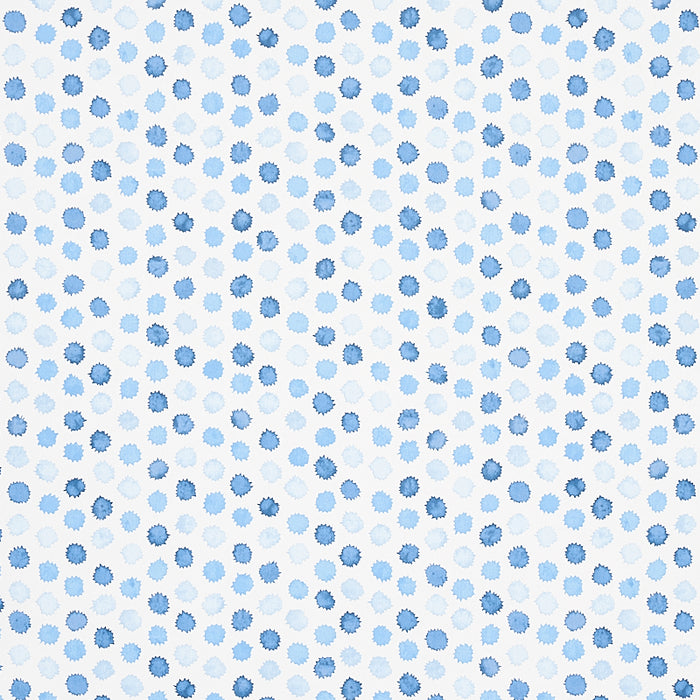 Schumacher Mini Bursts Blues Wallpaper Sample 5013100