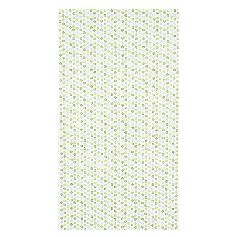 Schumacher Mini Bursts Green & Blue Wallpaper Sample 5013102