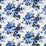 Schumacher Valentina Floral Blues Wallpaper Sample 5013130