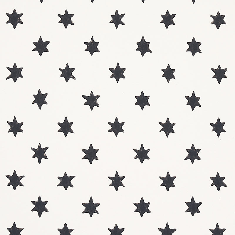 Schumacher Astral Black Wallpaper Sample 5013140