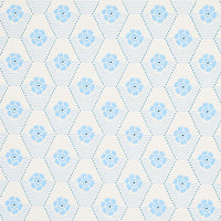 Schumacher Hive Bloom Blues Wallpaper 5013161