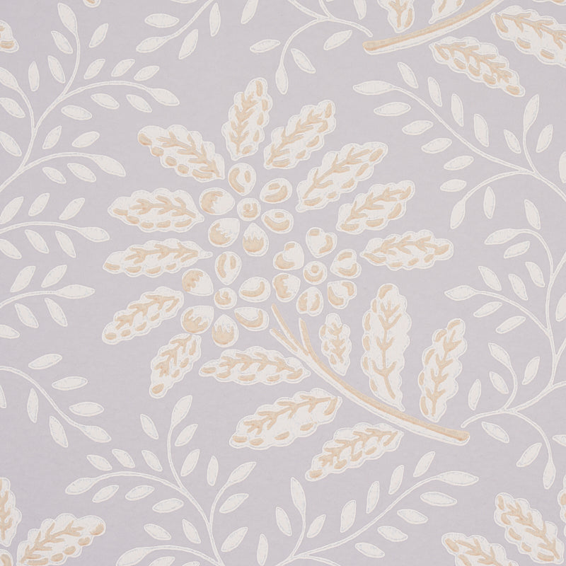 Schumacher Secret Garden Grey Wallpaper Sample 5013172