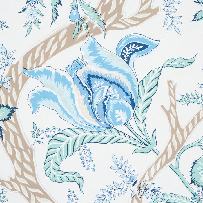 Schumacher Aveline Seaglass Wallpaper Sample 5013190