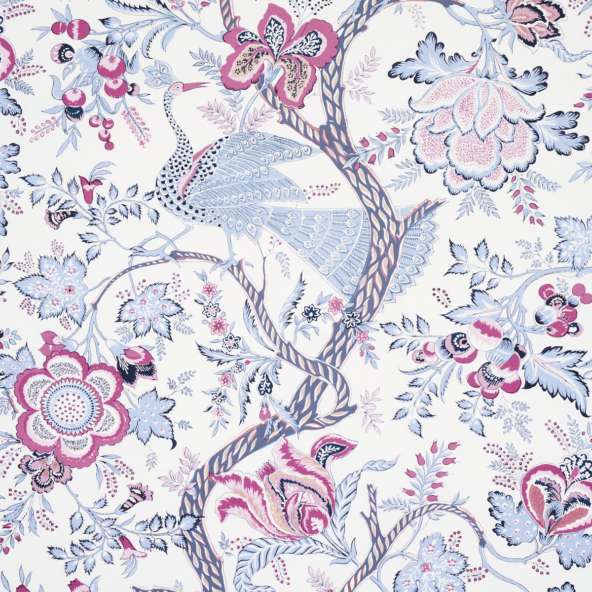 Schumacher Aveline Lilac Wallpaper Sample 5013191