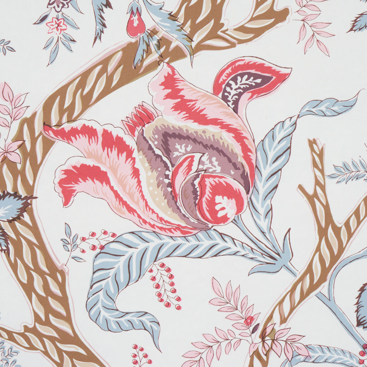 Schumacher Aveline Rose Wallpaper Sample 5013192