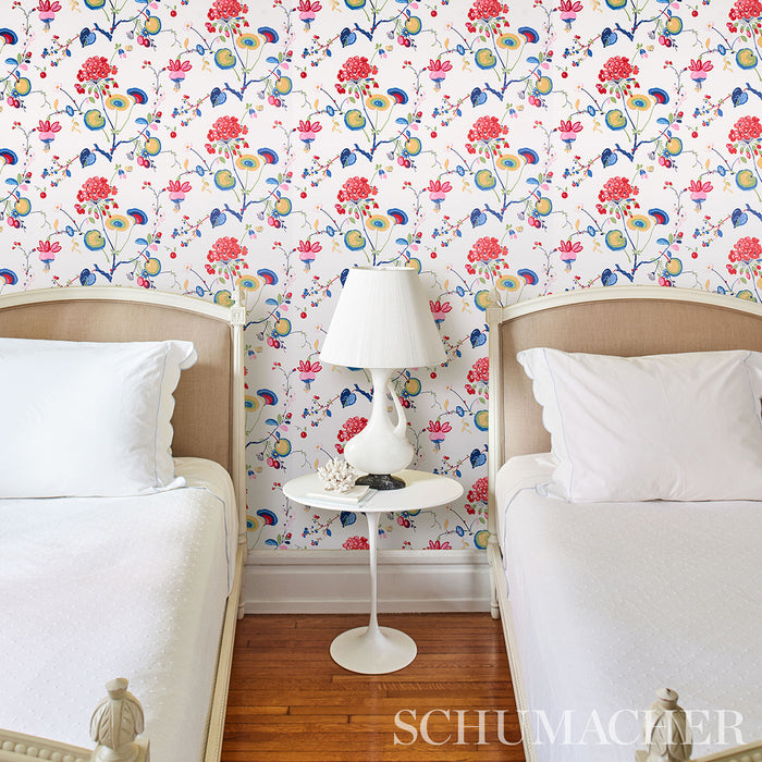 Schumacher Vasily Multi Wallpaper Sample 5013211