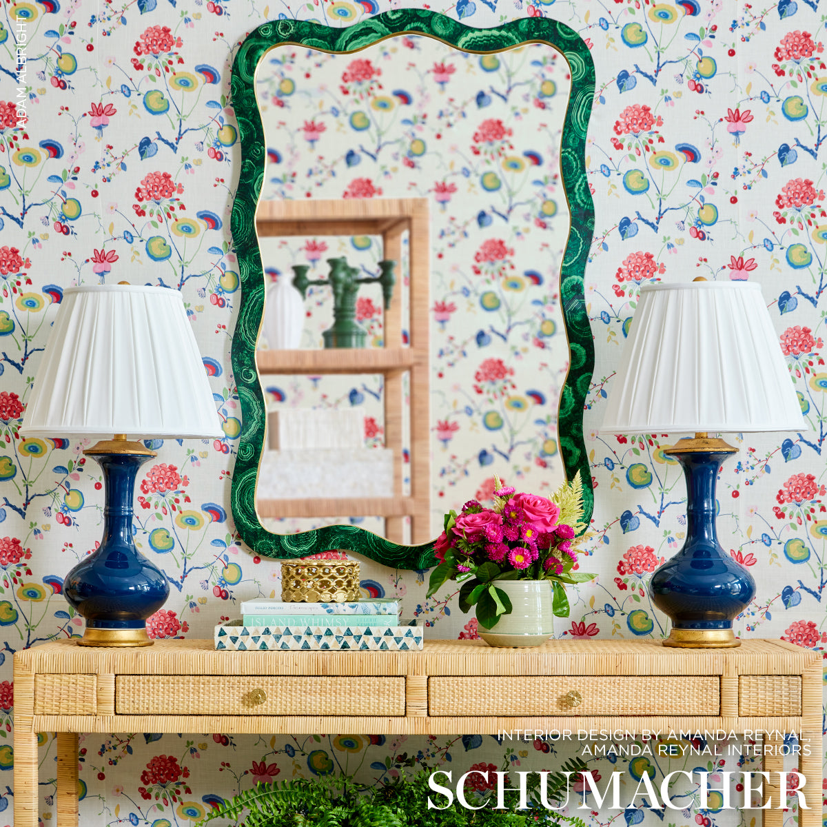 Schumacher Vasily Multi Wallpaper Sample 5013211