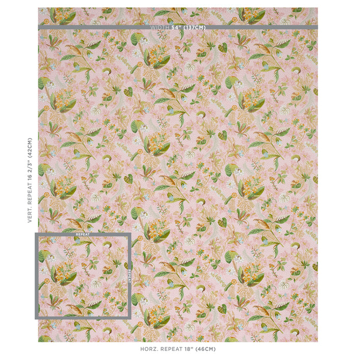 Schumacher Blackwell Blush Wallpaper 5013220