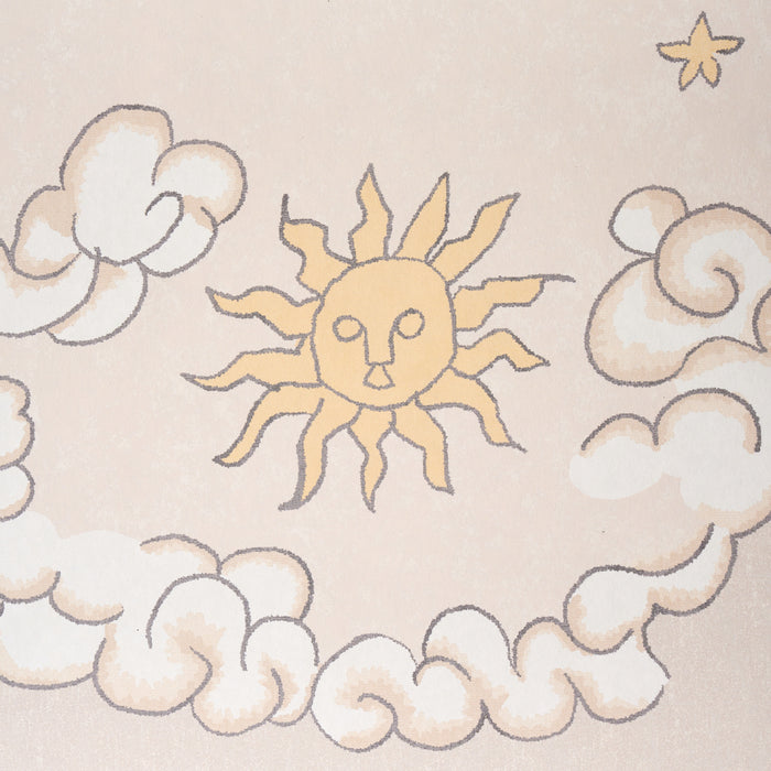 Schumacher Chaucer's Forest Panel Set Alabaster Wallpaper Sample 5013291