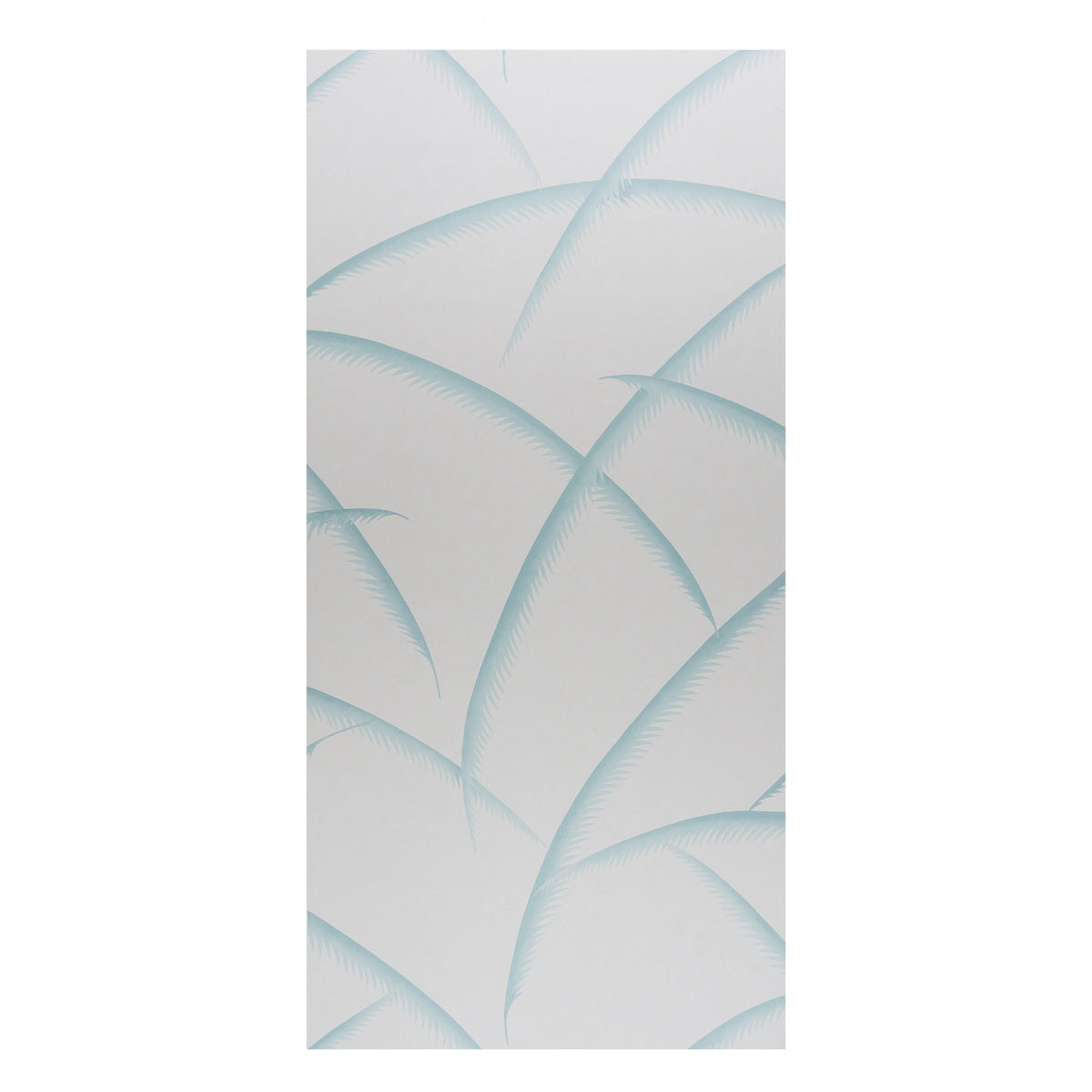 Schumacher Deco Palms Seaglass Wallpaper Sample 5013300