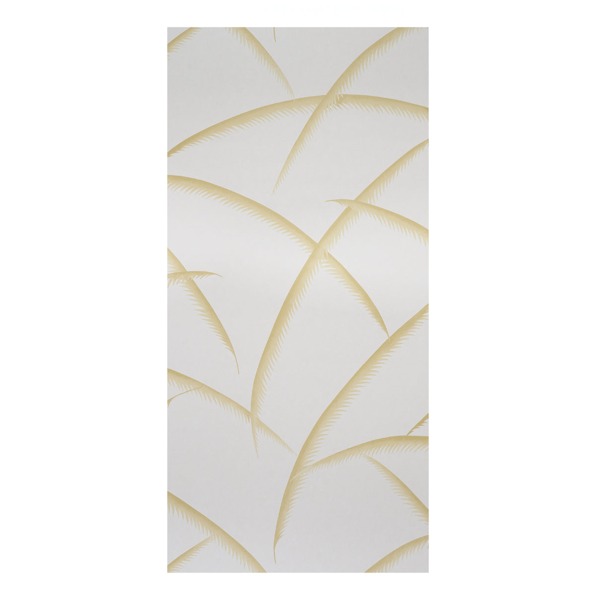 Schumacher Deco Palms Gold Wallpaper Sample 5013302
