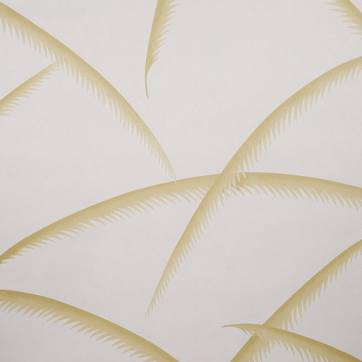 Schumacher Deco Palms Gold Wallpaper Sample 5013302
