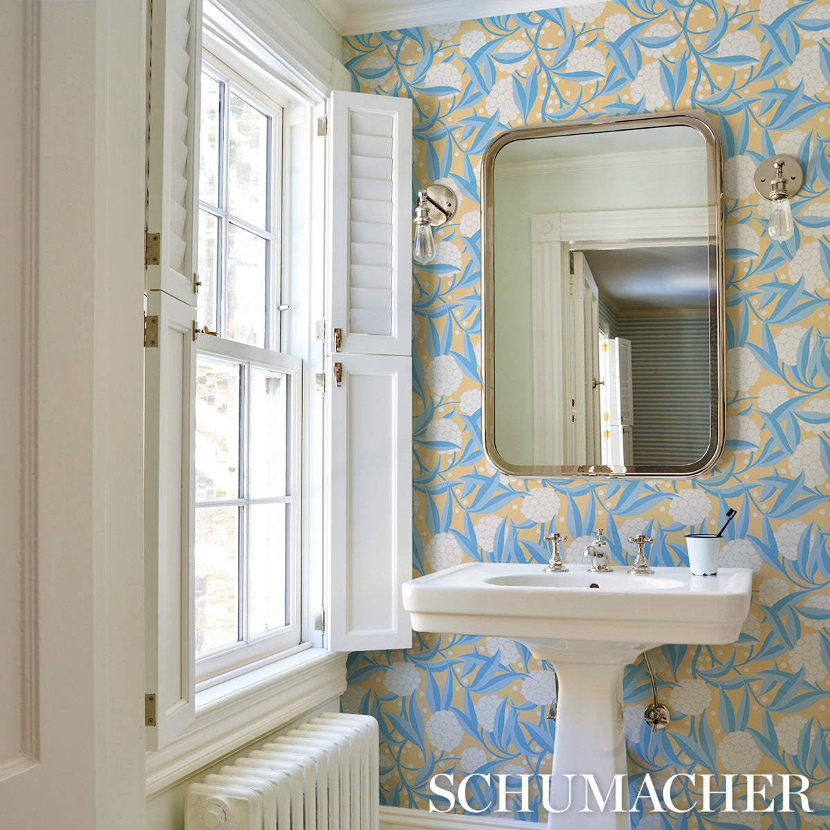 Schumacher Rubus Yellow Wallpaper 5013331