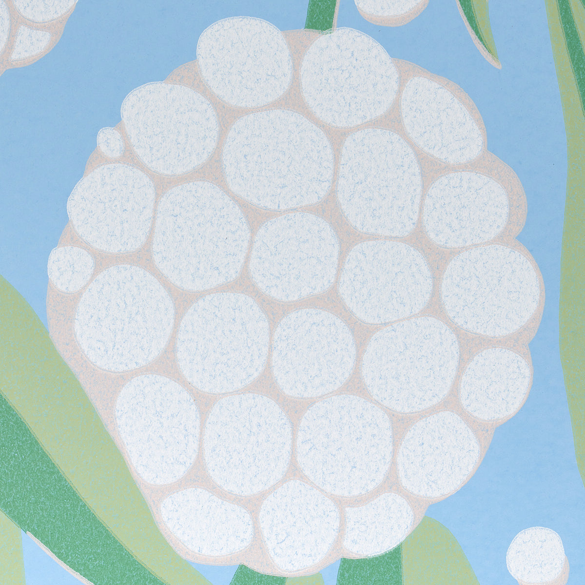 Schumacher Rubus Delft Wallpaper Sample 5013332