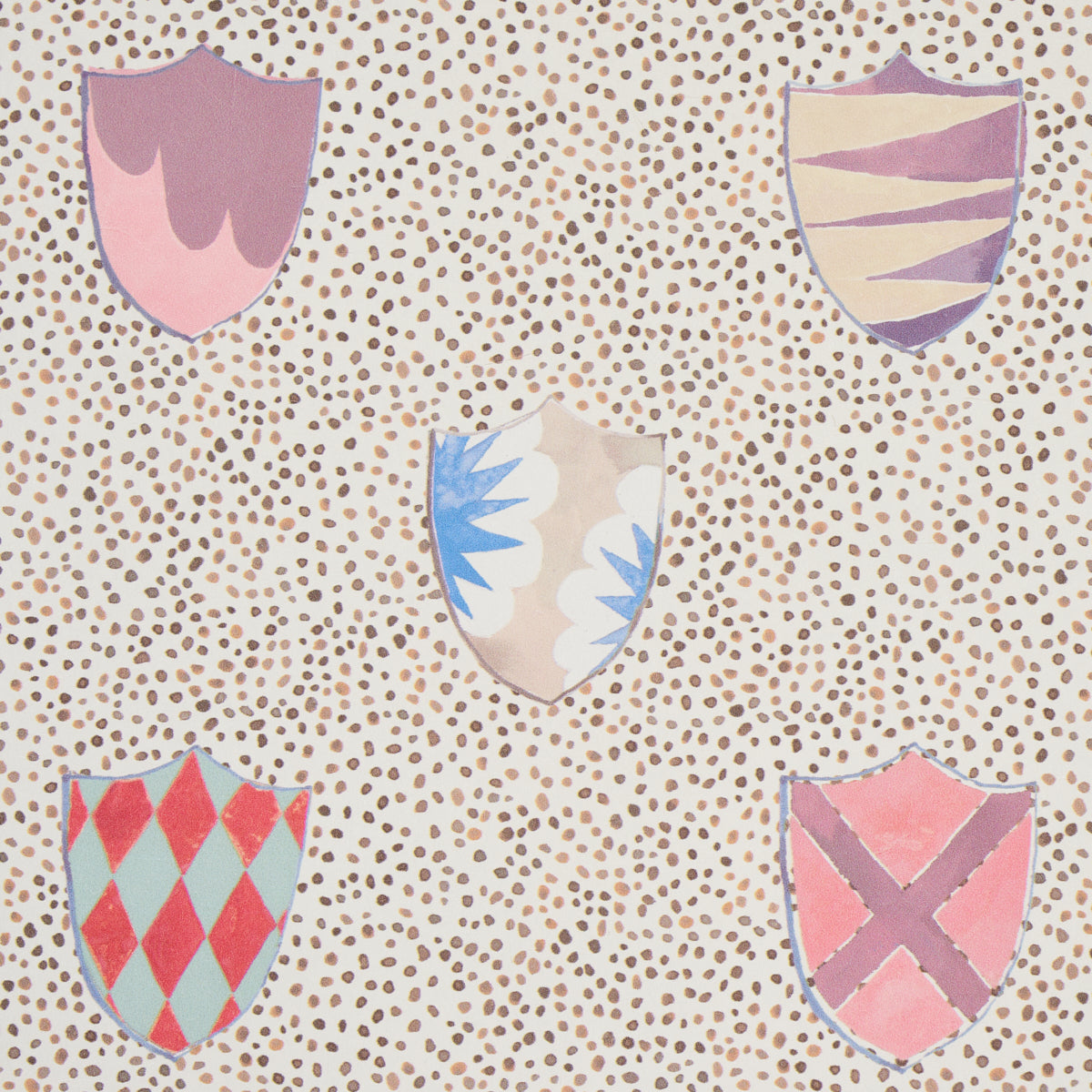 Schumacher Heraldic Sprezzatura Wallpaper Sample 5013490