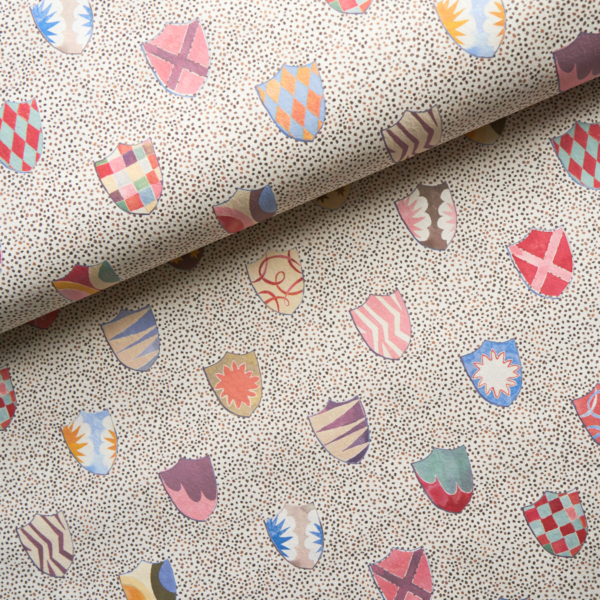 Schumacher Heraldic Sprezzatura Wallpaper Sample 5013490