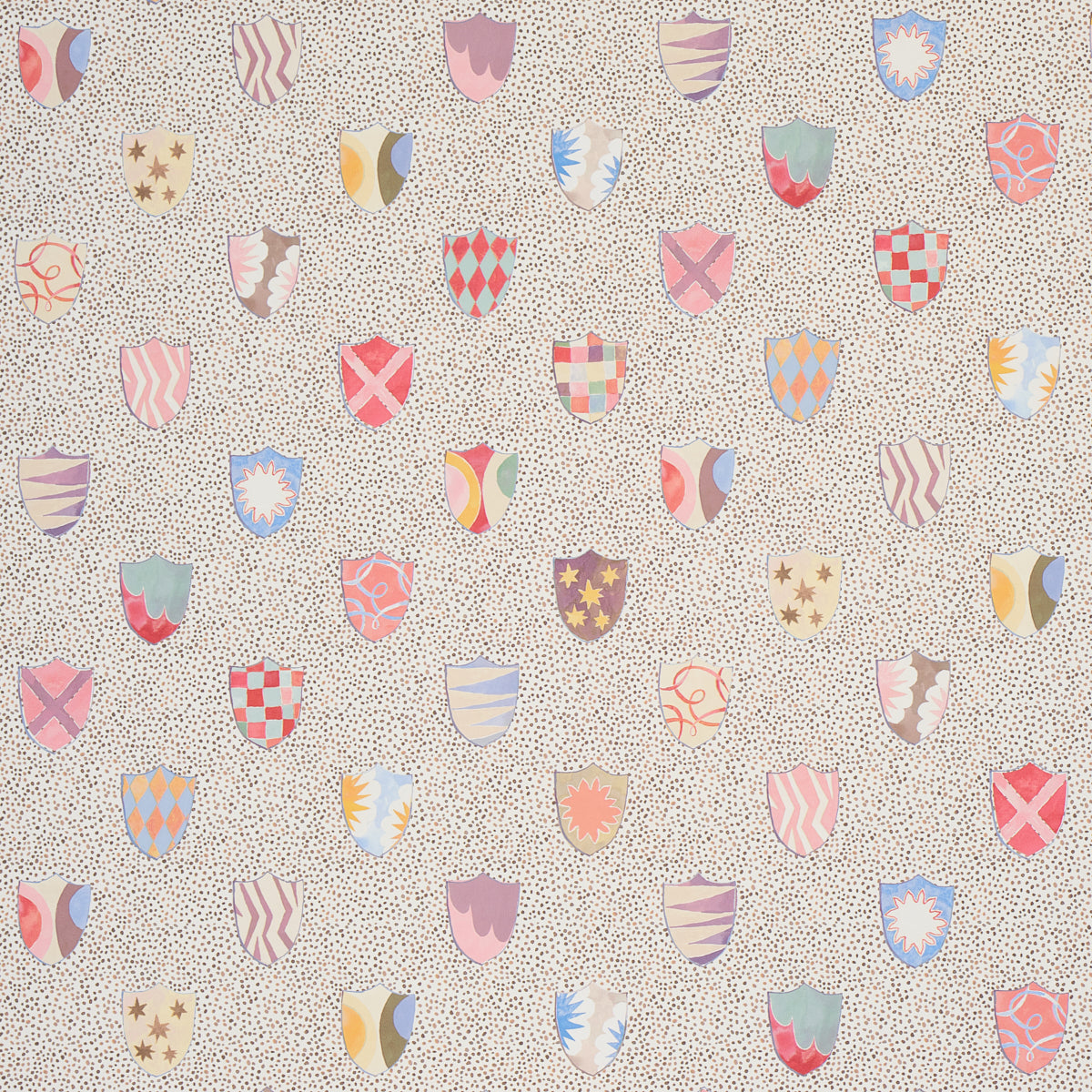 Schumacher Heraldic Sprezzatura Wallpaper Sample 5013490