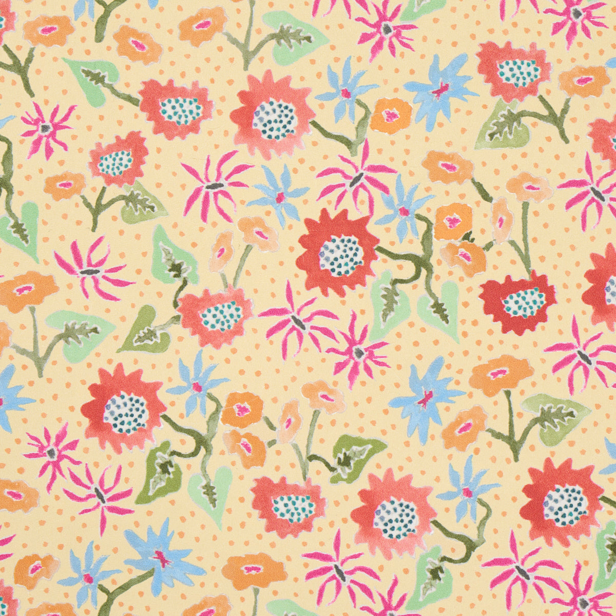 Schumacher Calico Giverny Wallpaper 5013501