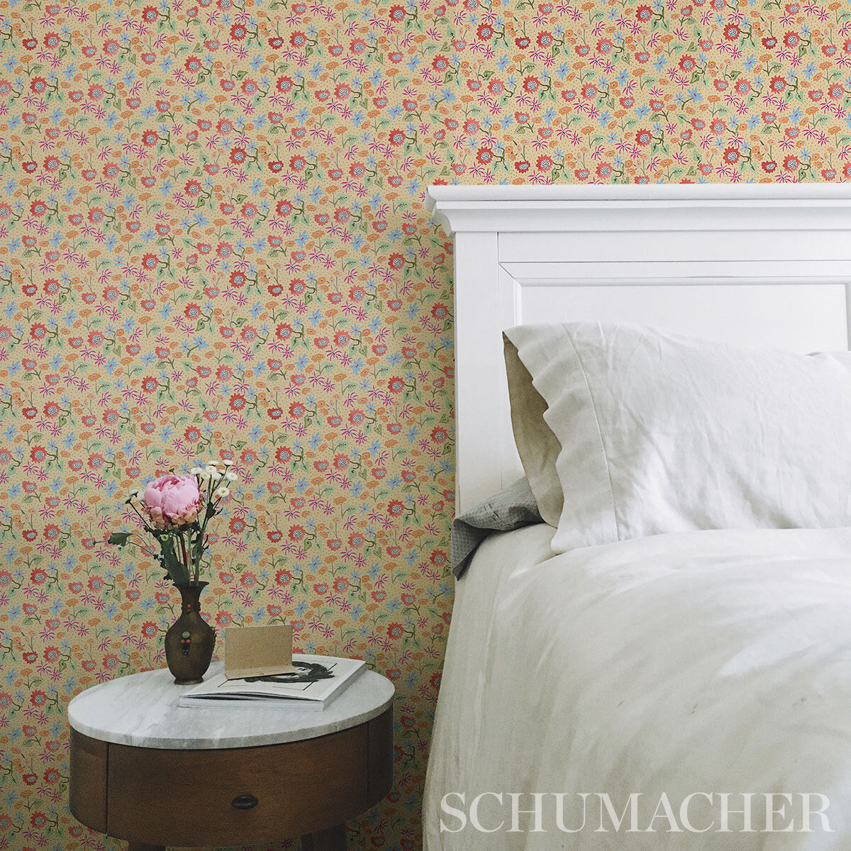 Schumacher Calico Giverny Wallpaper 5013501