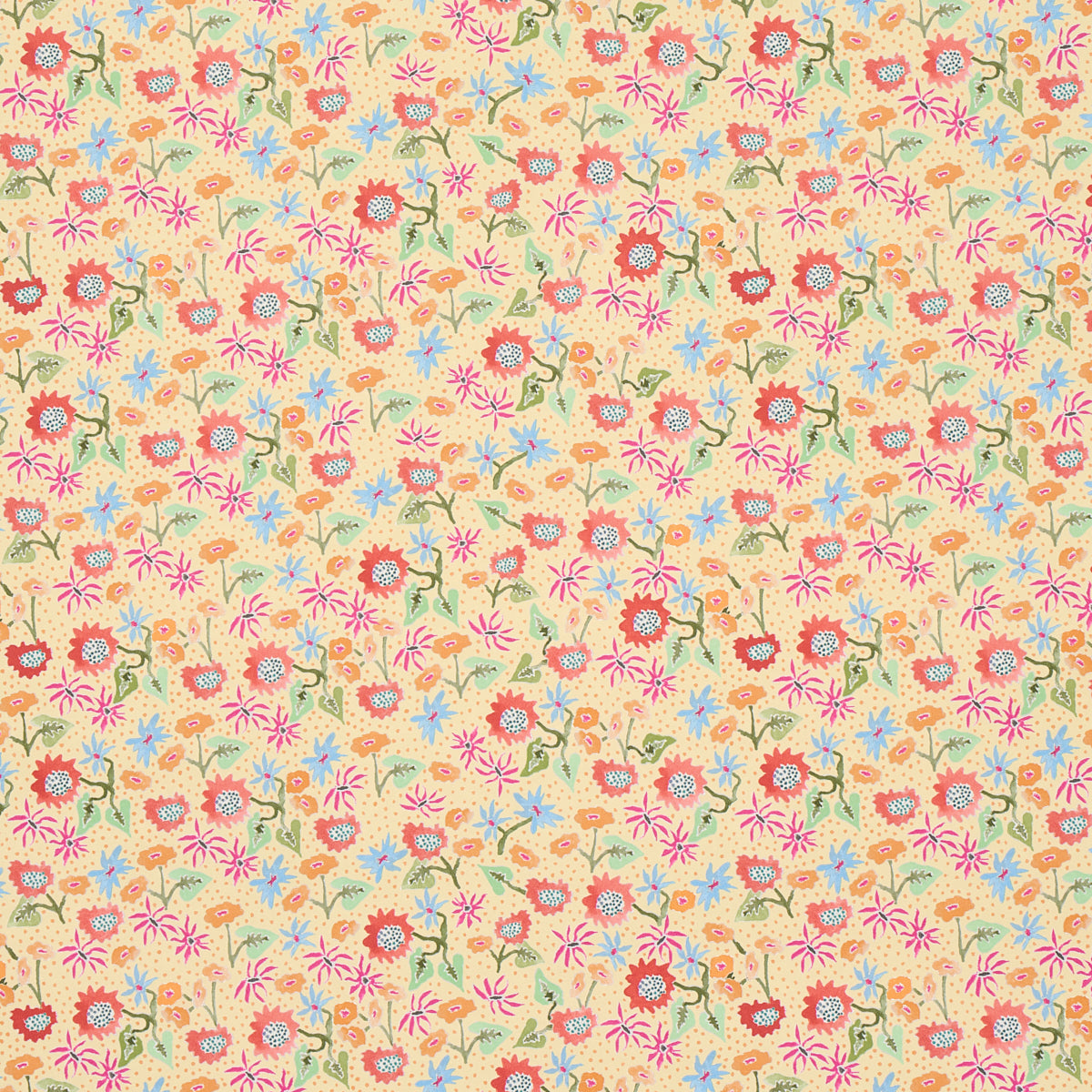 Schumacher Calico Giverny Wallpaper 5013501