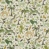 Schumacher Beasts Green Wallpaper 5013533