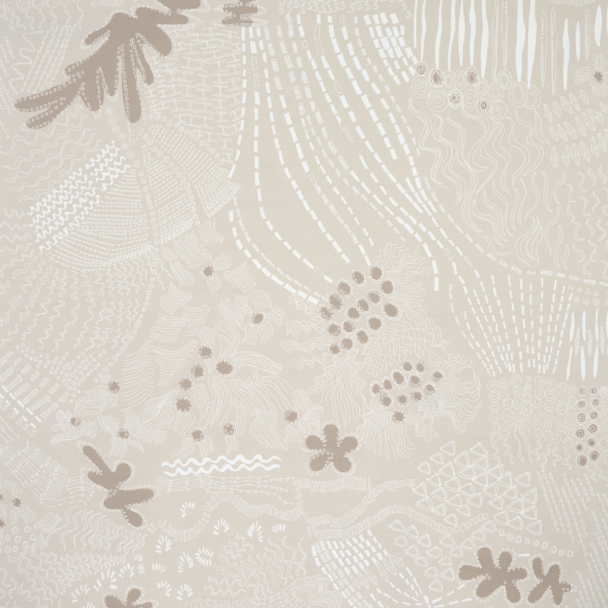 Schumacher Haven Light Neutral Wallpaper Sample 5013560