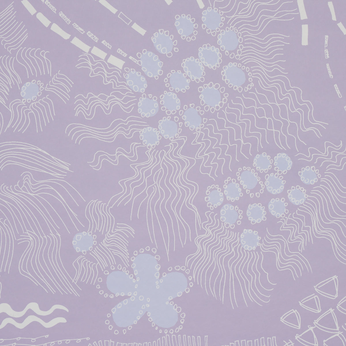 Schumacher Haven Lilac Wallpaper Sample 5013562