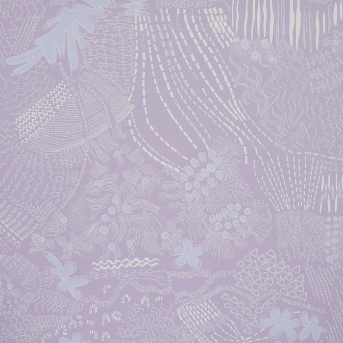 Schumacher Haven Lilac Wallpaper Sample 5013562