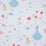 Schumacher Fantasia Hyacinth Blue Wallpaper Sample 5013591