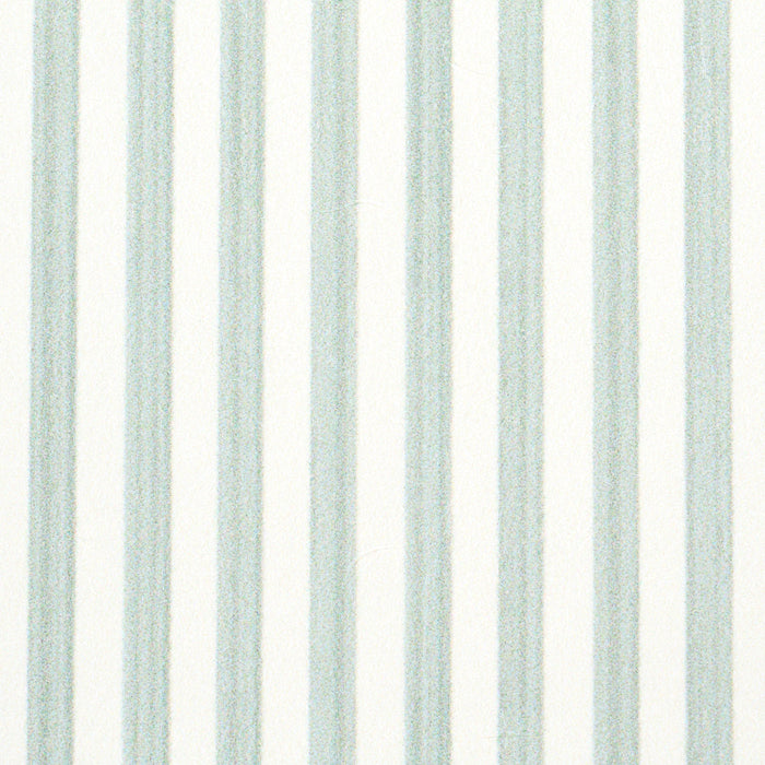 Schumacher Edwin Stripe Narrow Eucalyptus Wallpaper 5013602