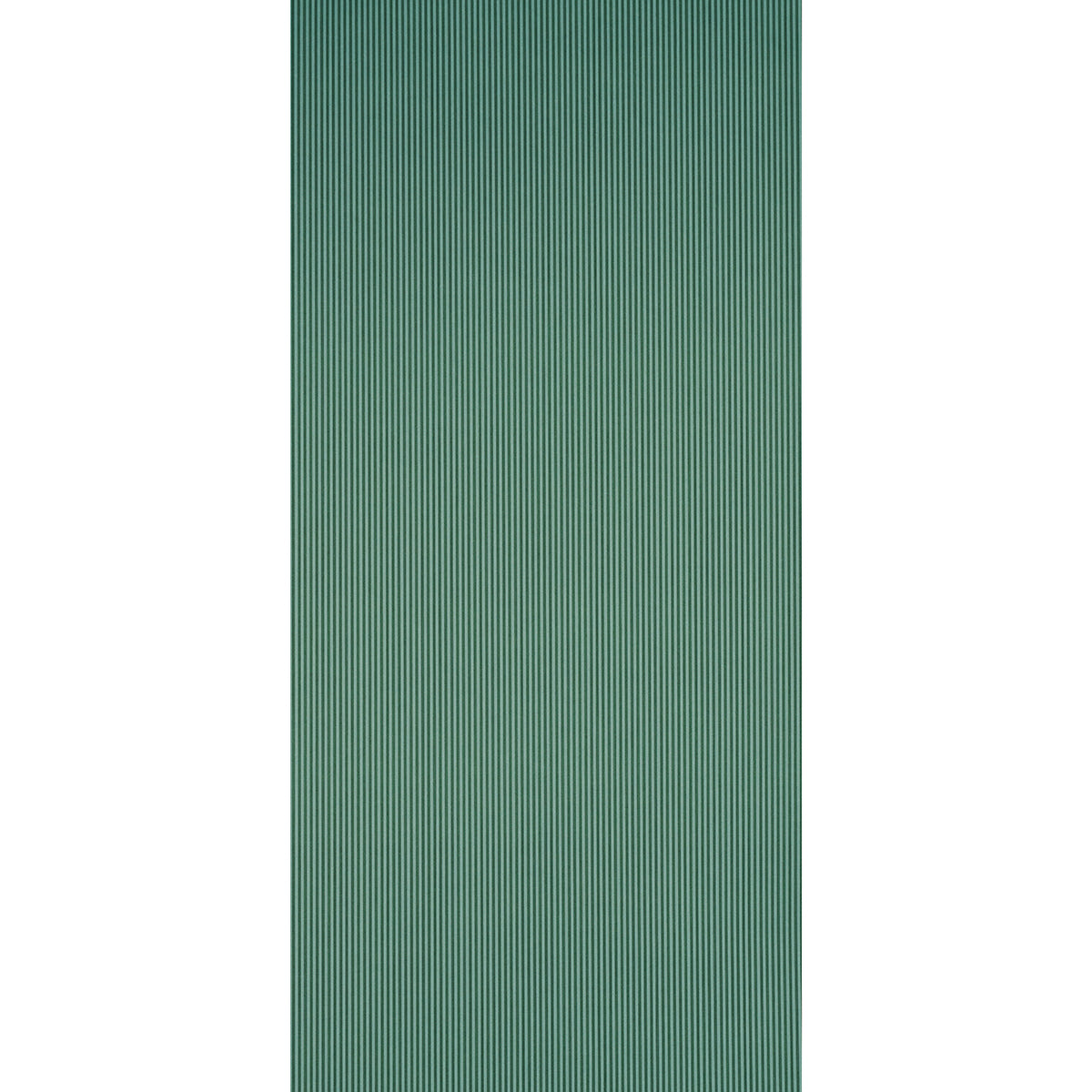 Schumacher Edwin Stripe Narrow Dark Green Wallpaper Sample 5013603
