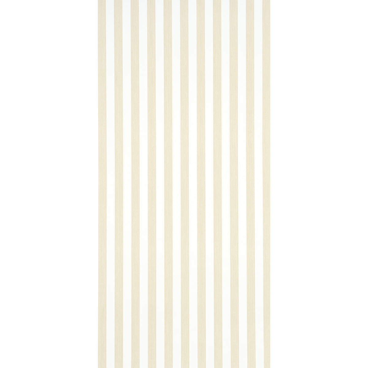 Schumacher Edwin Stripe Medium Straw Wallpaper Sample 5013611