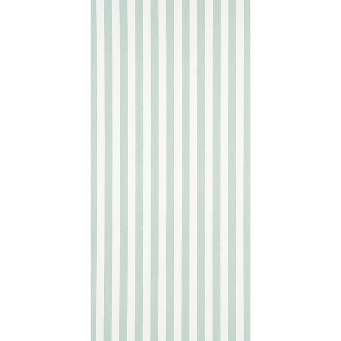 Schumacher Edwin Stripe Medium Eucalyptus Wallpaper 5013613