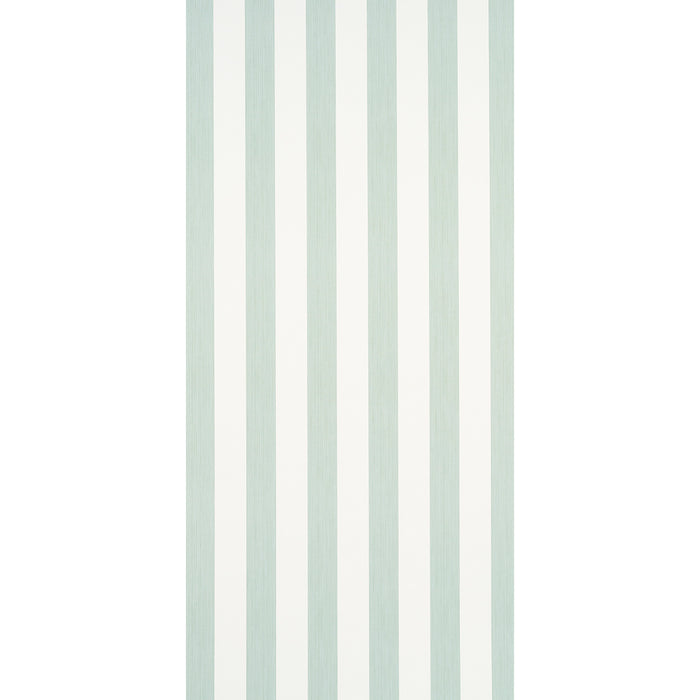 Schumacher Edwin Stripe Wide Eucalyptus Wallpaper 5013622